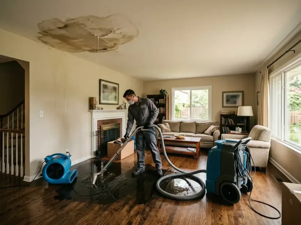 attic-pipe-burst-ceiling-drip-008 — frequently asked questions, Water Damage Restoration & Carpet Care in Tusculum, TN